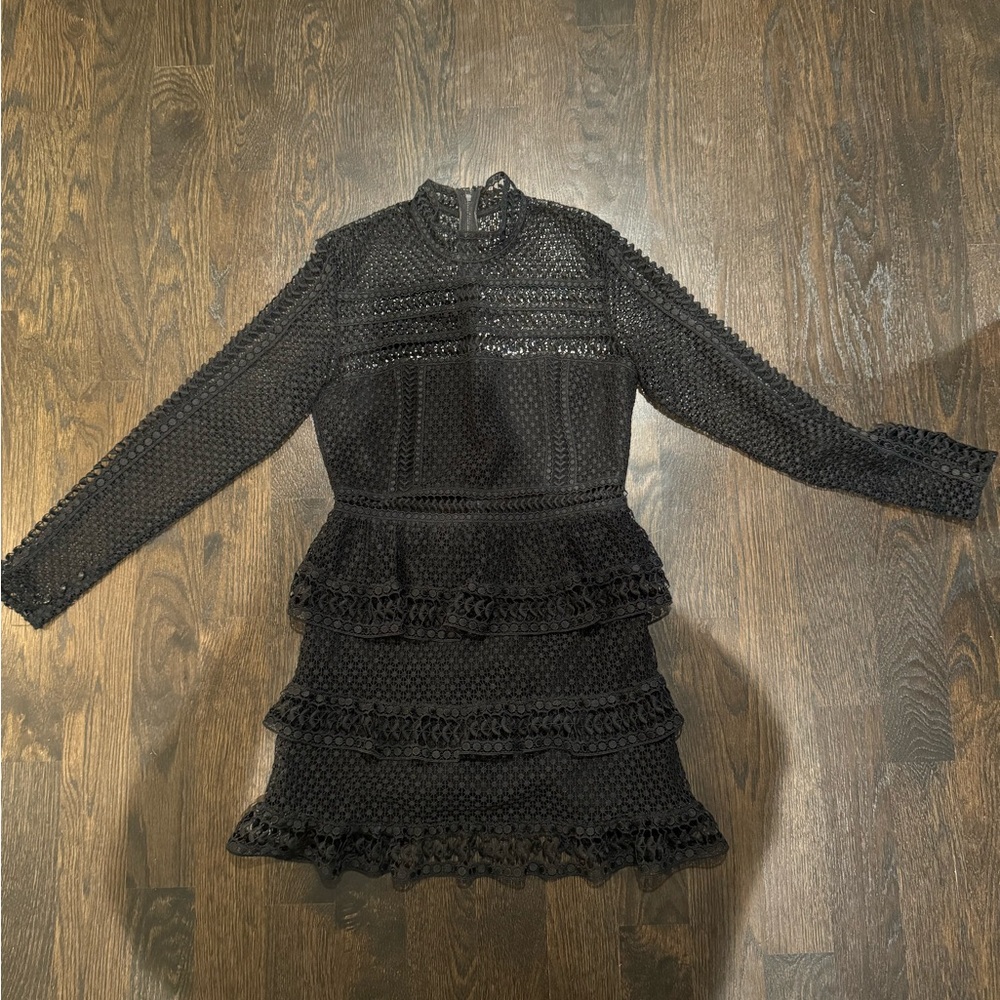 Black minidress